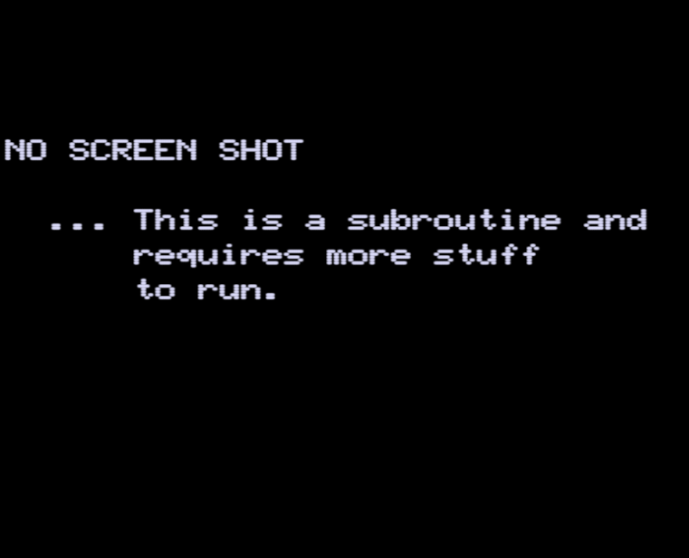 Screen shot