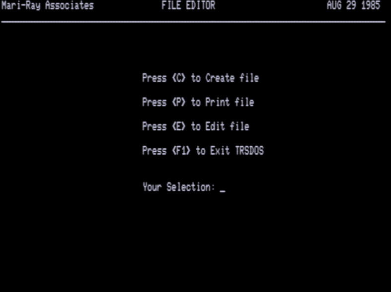 Screen shot